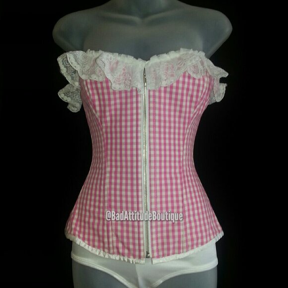 NWT MED QUEEN OF HEARTS TIGHT LACING Lady Chatterly CORSET 26" - Picture 9 of 14